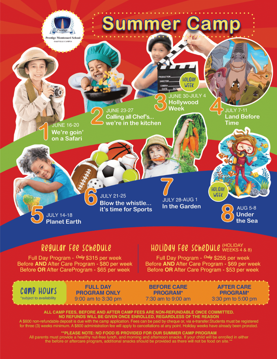 SummerCamp2025 Oakville Summer Camp Prestige Montessori School